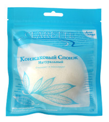 Кларетт спонж для лица конжаковый натур. CKS426