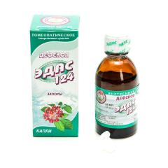 Эдас-124 Дефекол (запоры) капли 25мл