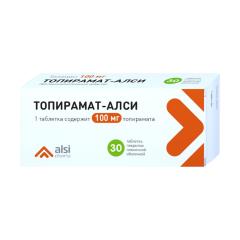 Топирамат-Алси таблетки п.о. 100мг №30