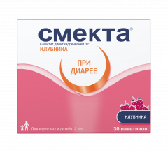 Смекта порошок для приготовления суспензии внутрь Клубника 3г №30