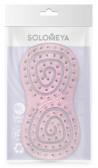 Соломея расческа для волос подвижная мини светло-розовая