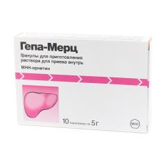 Гепа-Мерц гранулы для приготовления раствора 3г саше 5г №10