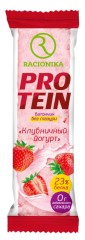 Рационика Протеин батончик Клубничный йогурт 45г