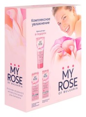 Май Роуз оф Болгария набор крем для лица увлажняющий 50мл+крем для глаз 20мл+крем для рук 75мл