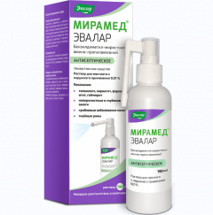 Мирамед Эвалар раствор для наружного и местного применения с распылителем 150мл