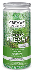 Свежая Косметика соль для ванн укрепляющая Хвойная 480г