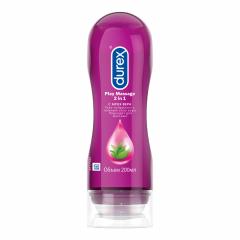 Дюрекс гель-смазка Play massage Aloe Vera 2в1 200мл