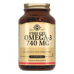 Солгар Рыбий жир Омега-3 капсулы 740мг №50