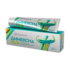 Димексид гель 25% туба 50г