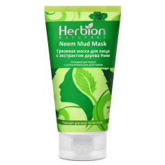 Хербион маска для лица грязевая с нимом 100мл