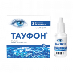 Тауфон ФСТ капли глазные 4% 10мл №3