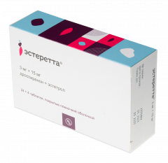 Эстеретта таблетки 3мг+15мг №28