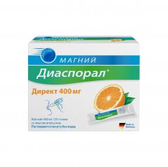 Магний-Диаспорал Директ 400мг гранулы диспергируемые №20