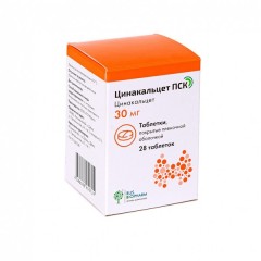 Цинакальцет ПСК таблетки 30мг №28