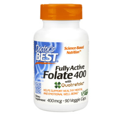 Докторс Бэст Фулли Актив Фолат капсулы 400мг №90