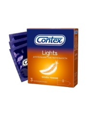 Контекс презервативы Lights (особо тонкие) №3