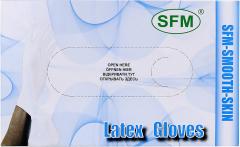 Перчатки нестерильные смотр. латекс опудр. СФМ (M) пара №50