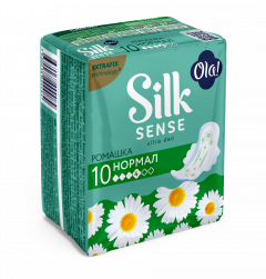 Ола прокладки гигиенические Силк Сенс ультра нормал ромашка №10
