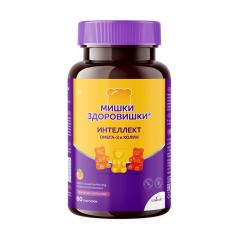 Здоровишки Интеллект Омега-3 мармеладные пастилки жевательные №60 Гроувит