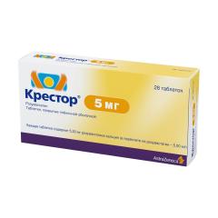 Крестор таблетки покрытые оболочкой 5мг №28