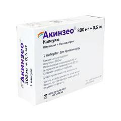 Акинзео капсулы 300мг+0,5мг №1