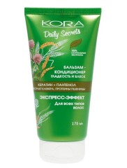 Кора Дэйли Сикрет бальзам-кондиционер Гладкость и блеск 175мл 47066