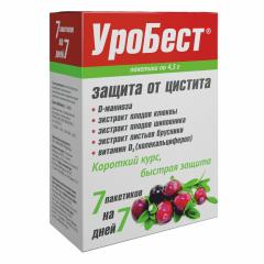 УроБест порошок для приготовления раствора внутрь 4,5г саше №7
