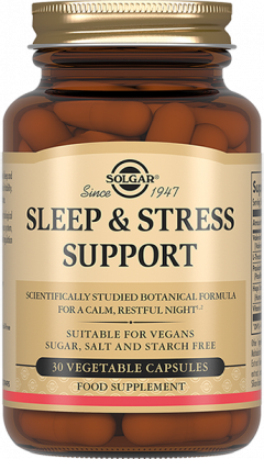 Солгар Сон и Ночной Стресс-Контроль капсулы №30