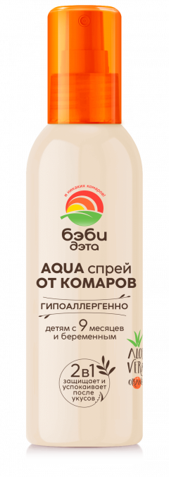 Дэта Бэби спрей от комаров гипоаллергенный для детей с 9 месяцев и беременных 100мл