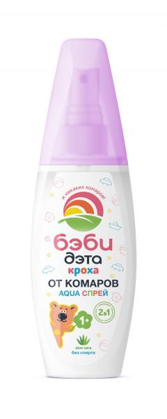 Дэта Бэби Аква спрей от комаров 2в1 100мл