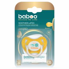 Бабу соска-пустышка латекс Marine 0+ желтая