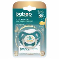 Бабу соска-пустышка латекс ночная Sealife 6+ зеленая