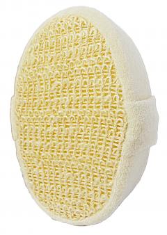 Бьюти Формат мочалка натур. крапива/хлопок овал арт.45587-4002