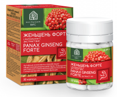 Женьшень форте с вит.С экстракт ВИС капсулы №30