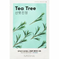 Миша Эйри Фит маска для лица тканевая успокаивающая с экстрактом чайного дерева для чувствительной кожи 19г №1