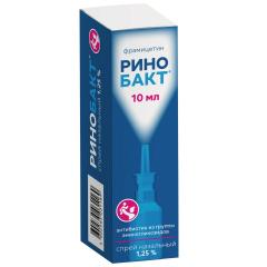 Ринобакт спрей назальный 12,5мг/мл 10мл