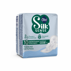 Ола прокладки гигиенические Силк Сенс ультра нормал шелковая сеточка №10