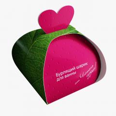 Фабрик Косметолоджи шарик для ванны Клубника 60г