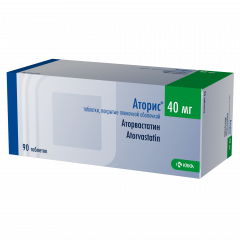 Аторис таблетки 40мг №90