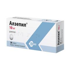 Алзепил таблетки 10мг №28