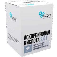 Аскорбиновая к-та Озон порошок 2,5г №5