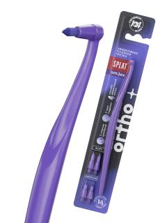 Сплат Смайлекс Орто+ зубная щетка монопучковая №4