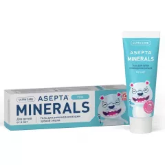 Асепта гель для зубов реминерализирующий для детей 40г