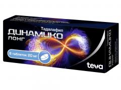 Динамико Лонг таблетки покрытые оболочкой 20мг №8