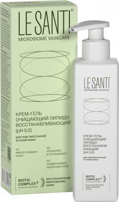 Ле Санти крем-гель очищающий липидовосстанавливающий 200мл