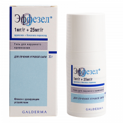 Эффезел гель 1мг/г+25мг/г 30г