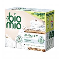 БиоМио порошок для стирки белого белья без запаха 1кг