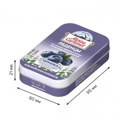 Альпийская Карамель леденцы для детей черника/вит.С/мед 53г