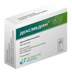 Дексмедин концентрат для приготовления раствора для инфузий 100мкг/мл 2мл №5