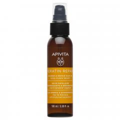 Апивита масло для волос питательное восстанавливающее мед/кератин 100мл